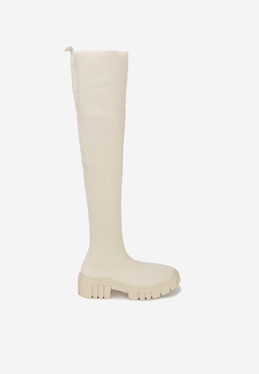 Stivali alti donna Raena Beige