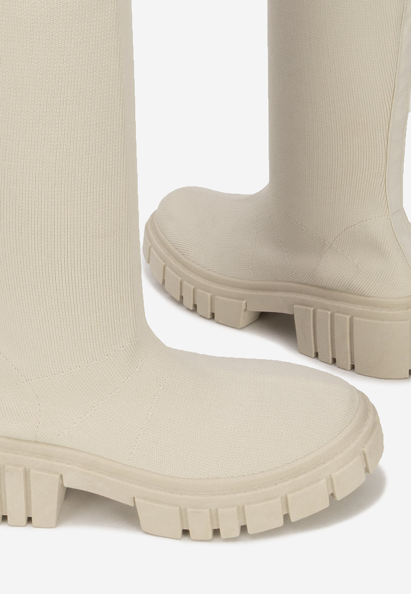 Stivali alti donna Raena Beige