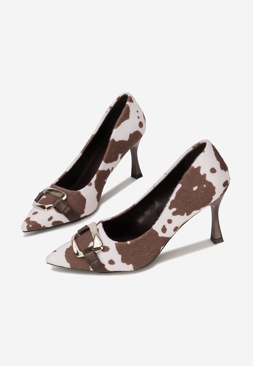 Décolleté tacco a spillo Jenita animal print