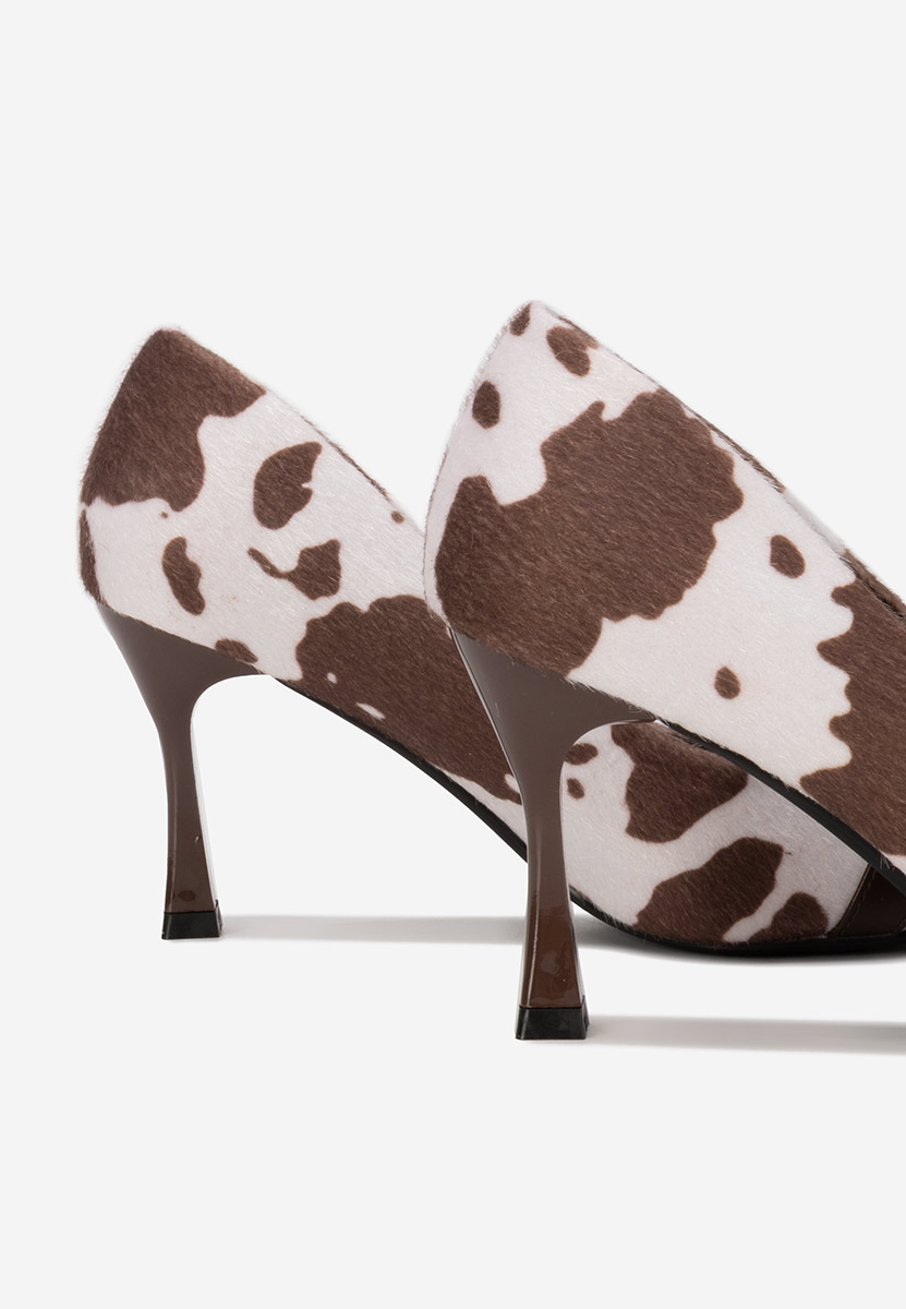 Décolleté tacco a spillo Jenita animal print