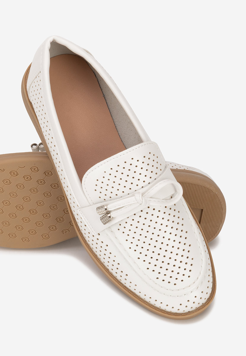 Mocassini donna estivi Morvana V3 Bianchi