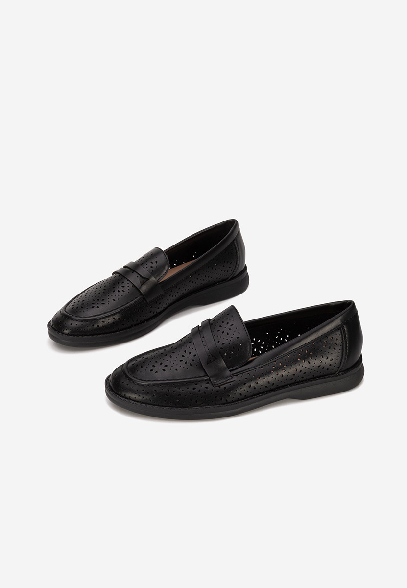 Mocassini da donna Valtera Nero