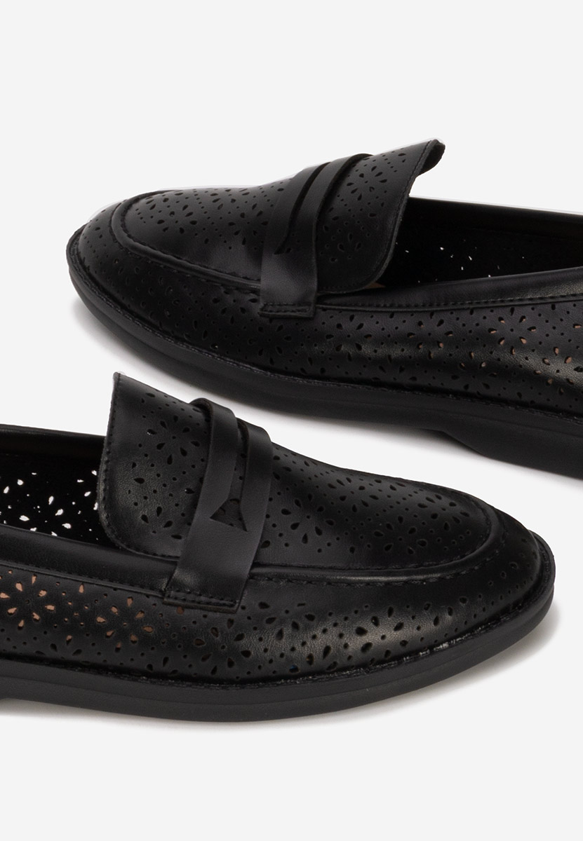 Mocassini da donna Valtera Nero