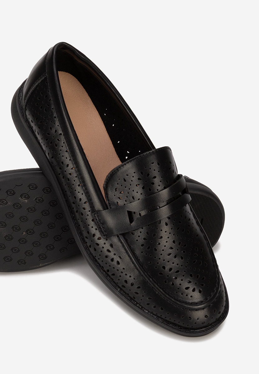 Mocassini da donna Valtera Nero