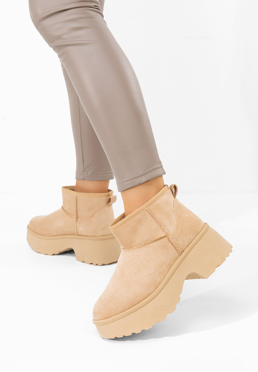 Stivaletti invernali donna Tarnia beige