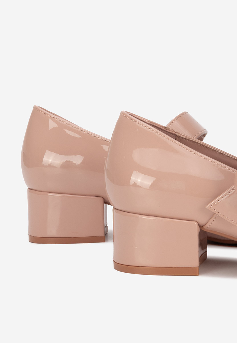 Décolleté tacco basso Adevana V3 nude