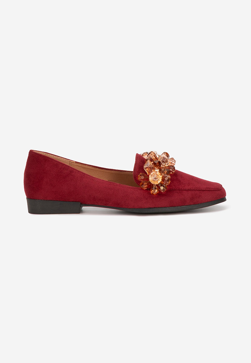 Mocassini donna dama Barizza Rosso