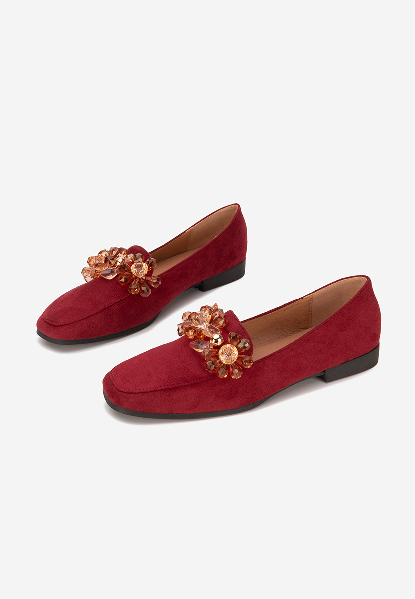 Mocassini donna dama Barizza Rosso