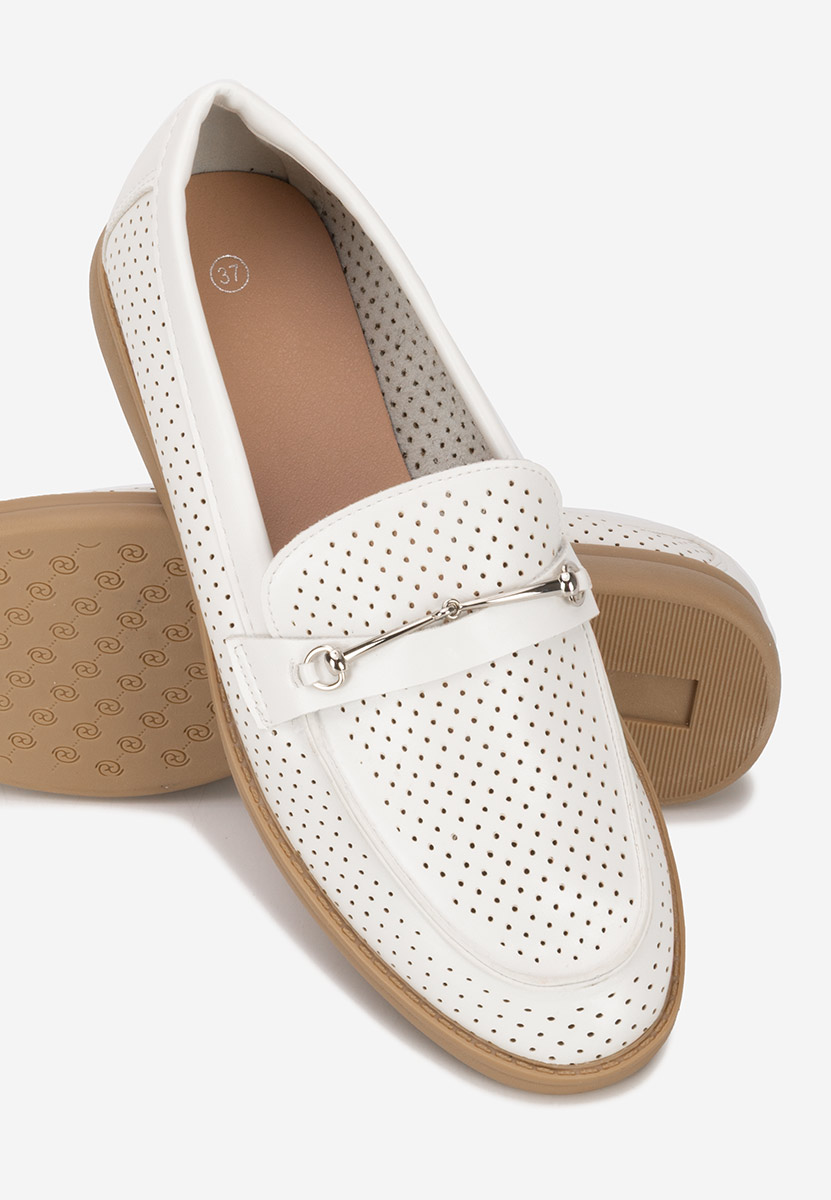 Mocassini da donna Morvana V2 Bianchi