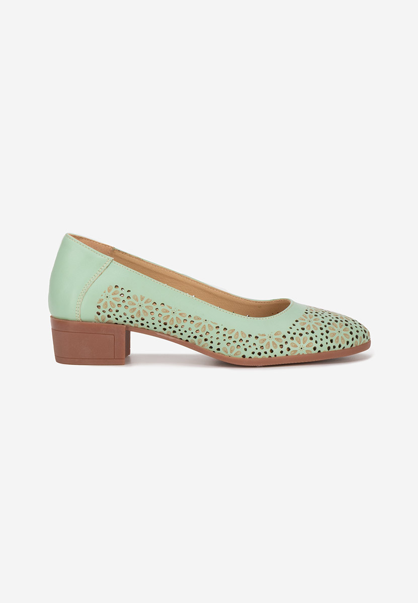 Scarpe pelle Admire Turchese