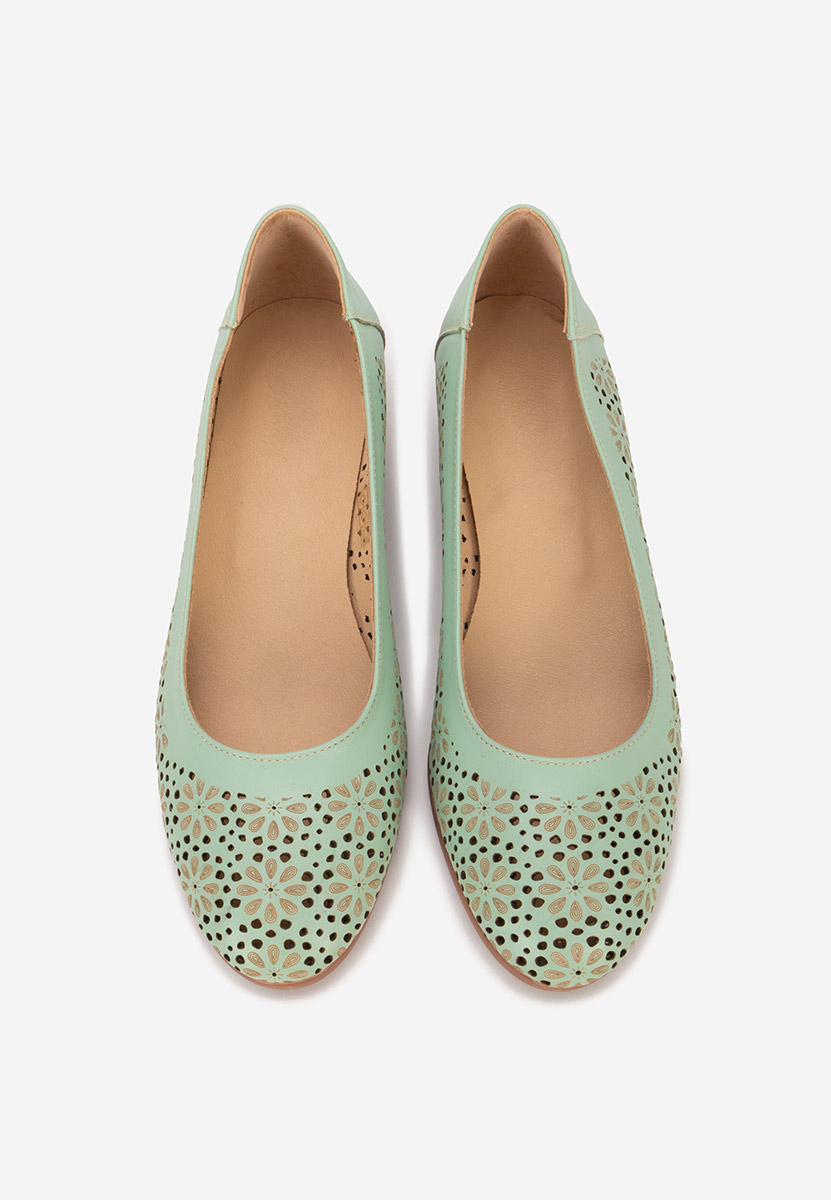 Scarpe pelle Admire Turchese