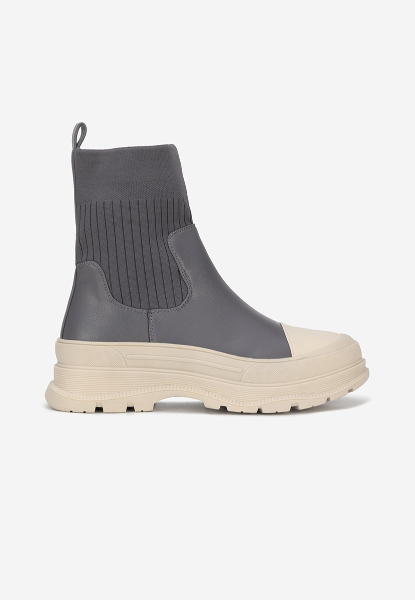 Sneakers donna alte tipo calzino Avalini azzurro