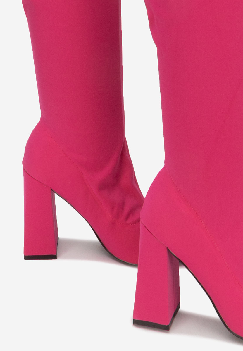 Stivali lunghi Fucsia Alexania