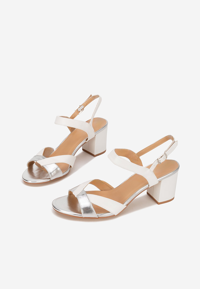 Sandali con tacco largo Marjana Bianchi