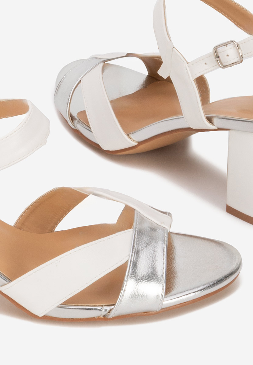 Sandali con tacco largo Marjana Bianchi