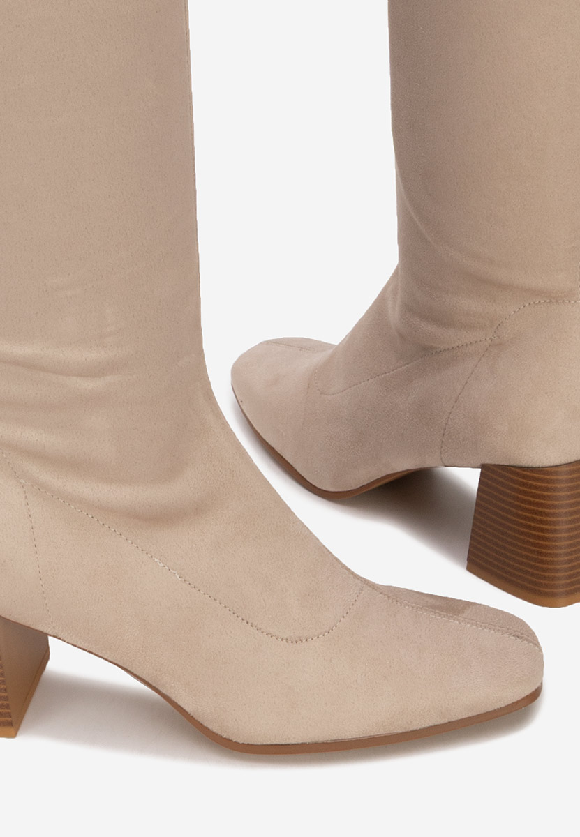 Stivali lunghi Beige Maciera