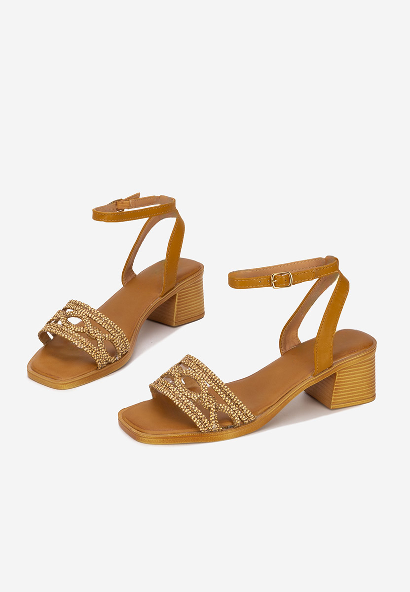 Sandali gioiello Elmara cachi