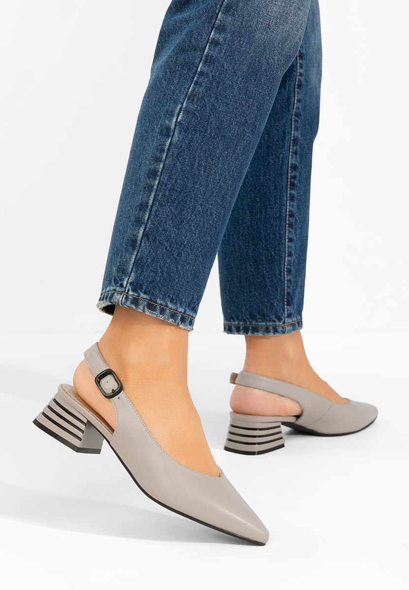 Décolleté Slingback Ranina grigio