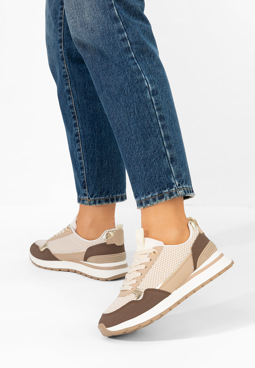 Sneakers donna Helenia marrone