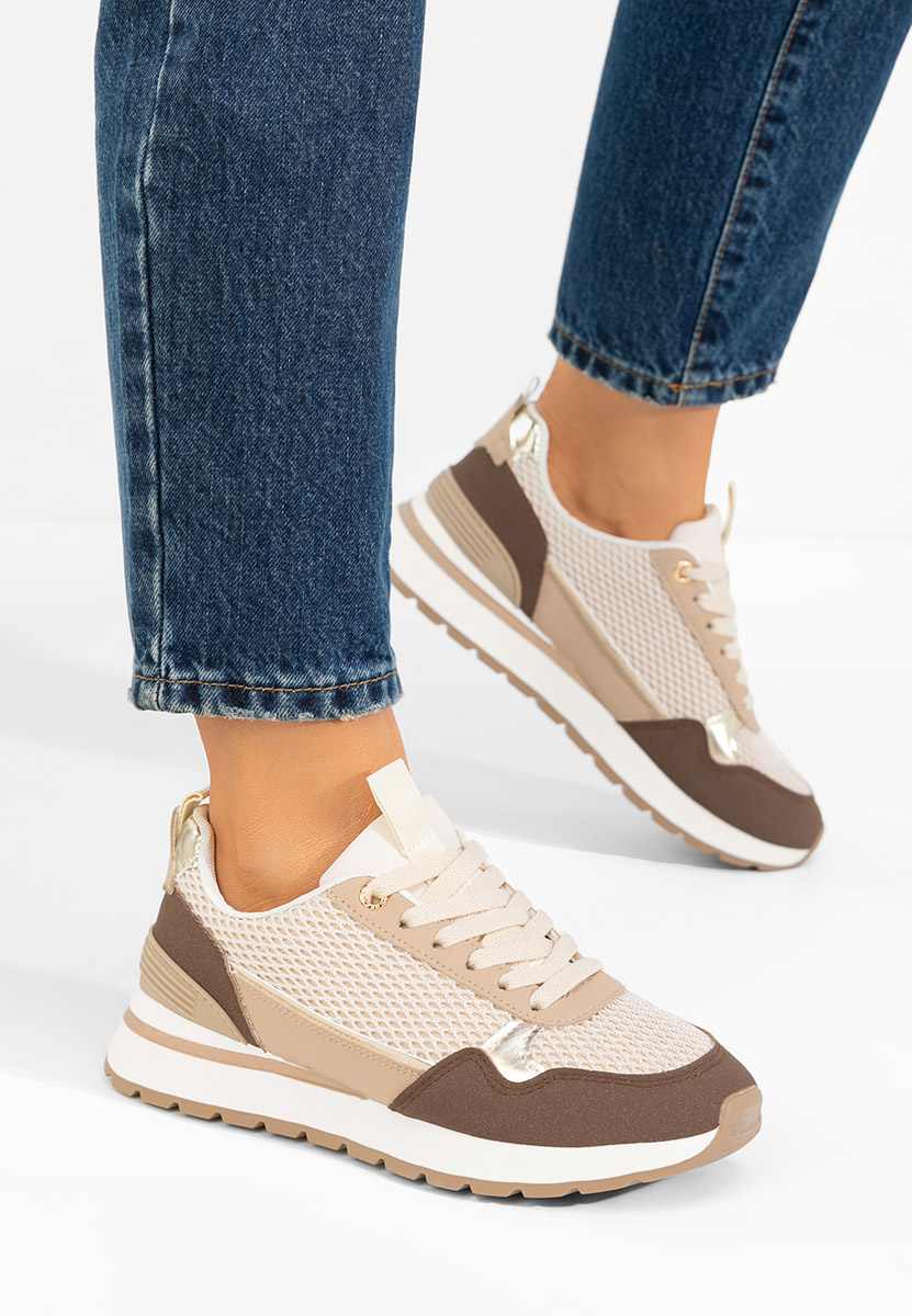 Sneakers donna Helenia marrone