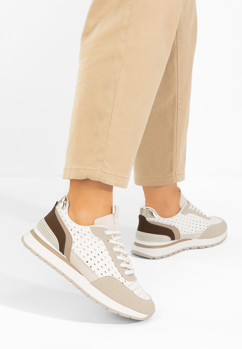 Sneakers donna Zenada beige
