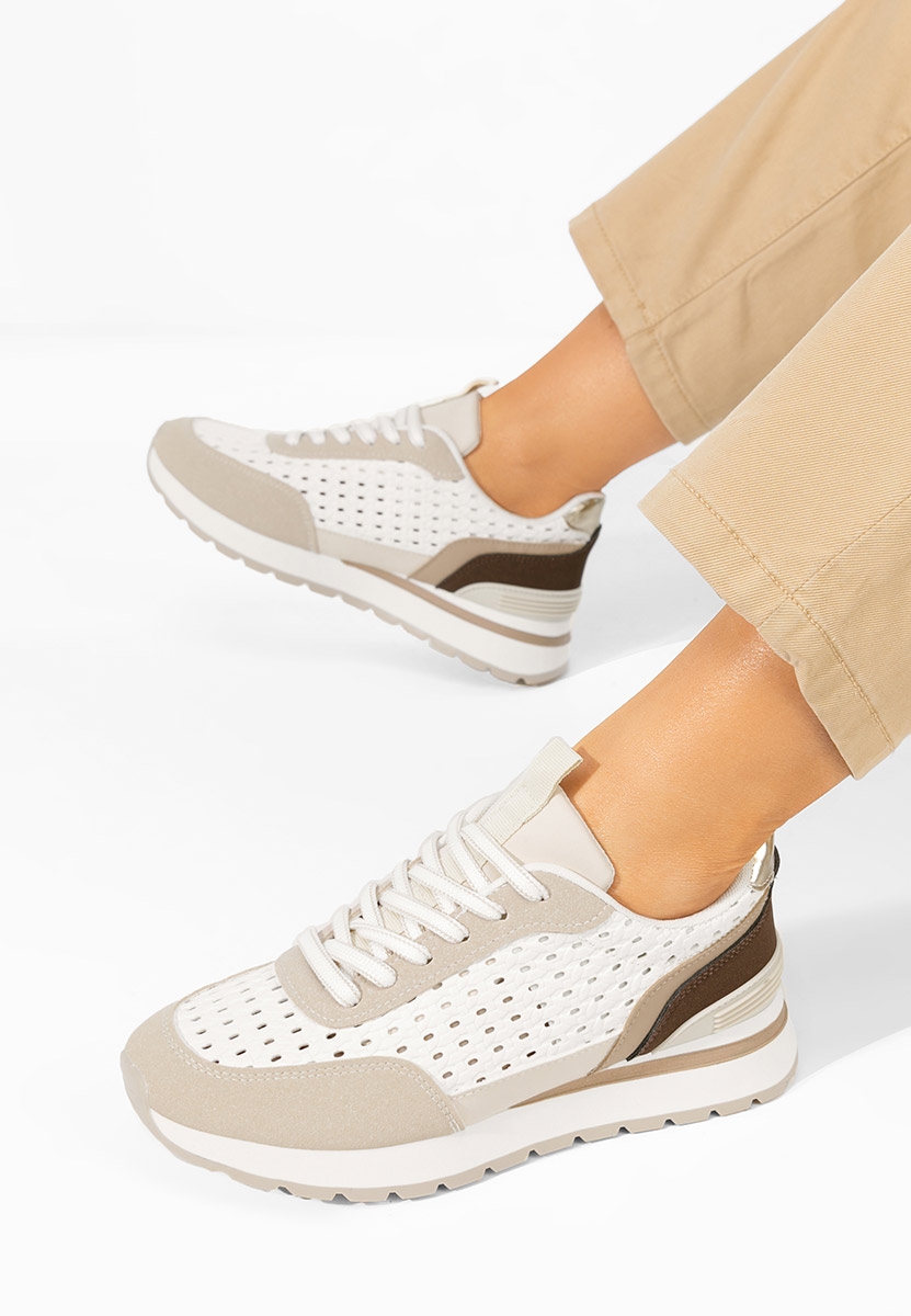 Sneakers donna Zenada beige