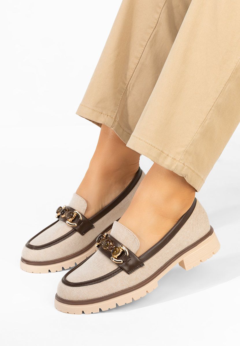 Mocassini da donna Amberlin nude