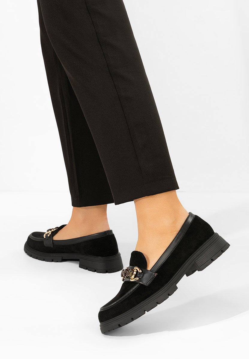 Mocassini da donna Amberlin nero