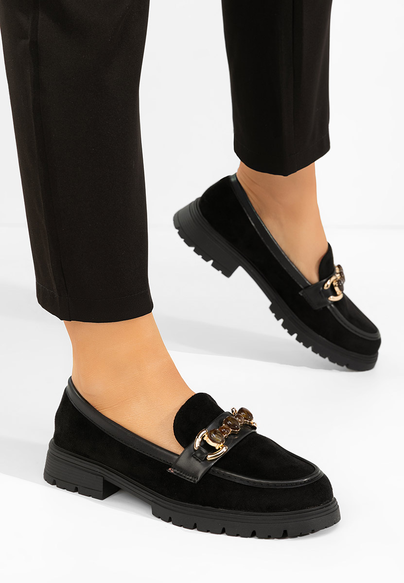 Mocassini da donna Amberlin nero