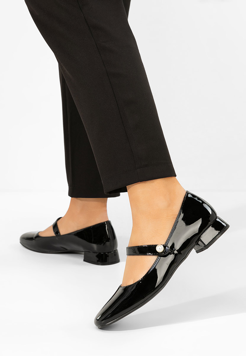 Décolleté tacco basso Jenelle V2 nero