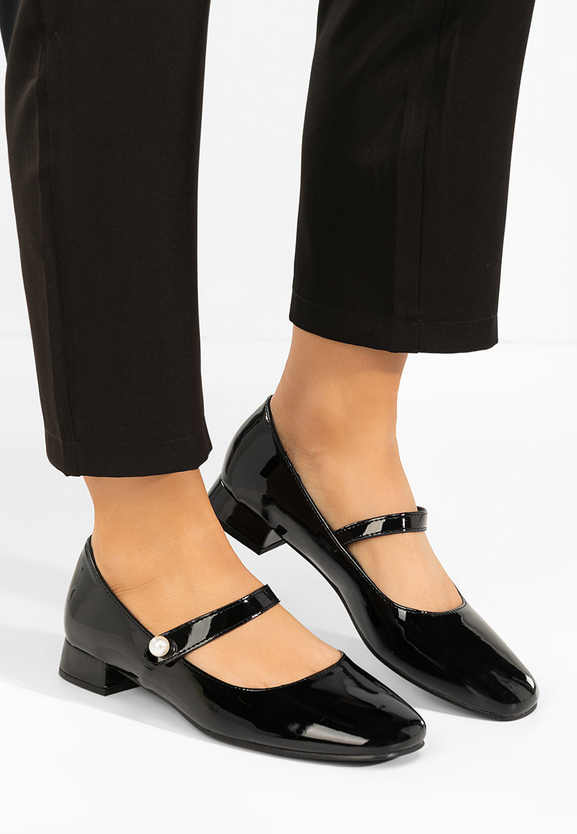 Décolleté tacco basso Jenelle V2 nero