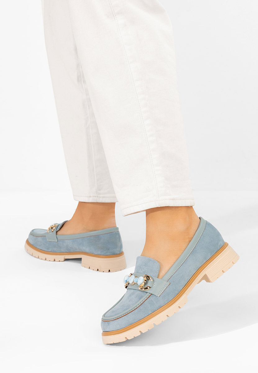 Mocassini da donna Amberlin blu