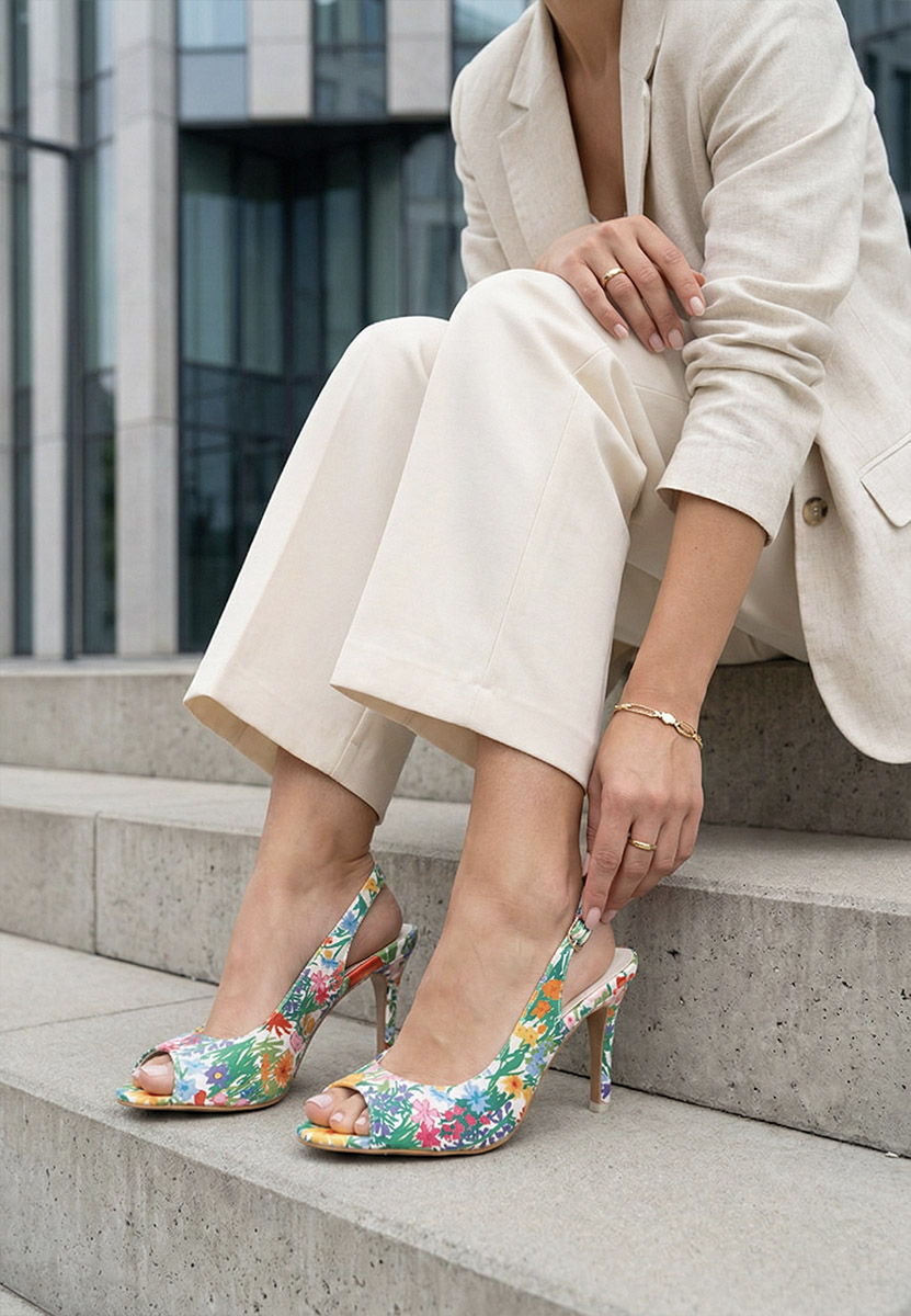 Sandali con tacco a spillo Avesta colorate