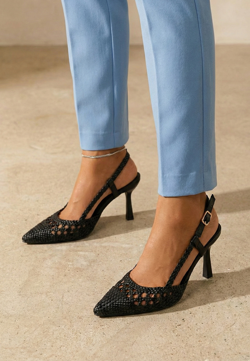 Décolleté Slingback Heliosa nero