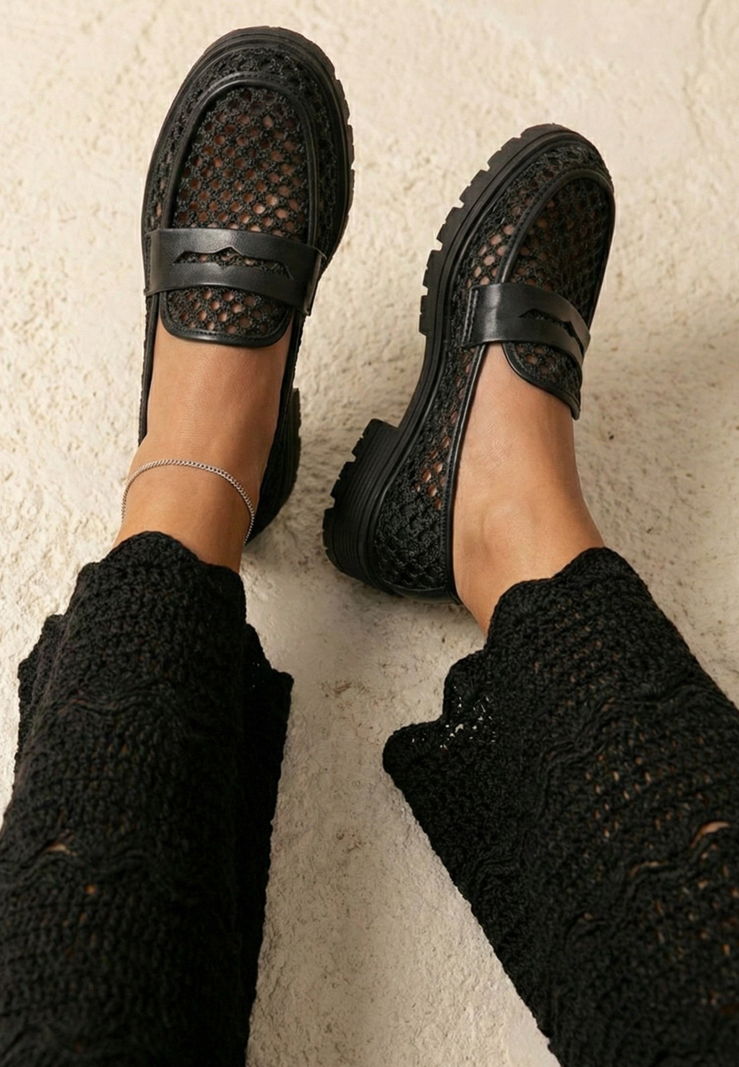 Mocassini donna estivi Maryjanne nero