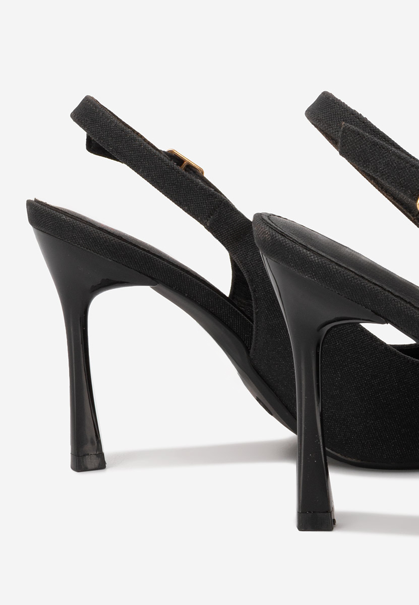Décolleté Slingback Edinea nero