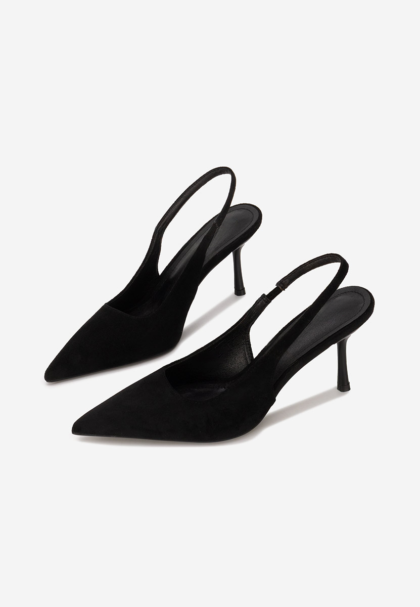 Décolleté Slingback Karila nero