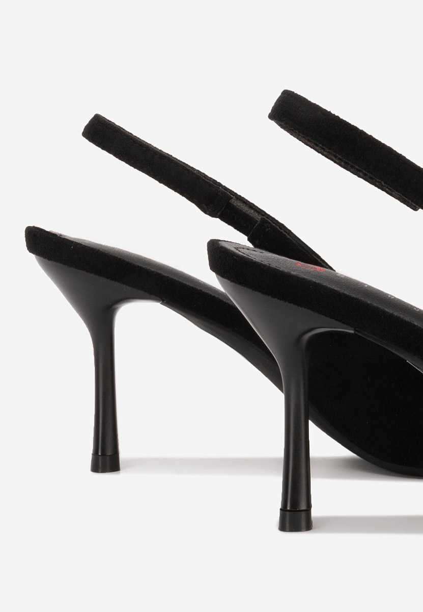 Décolleté Slingback Karila nero