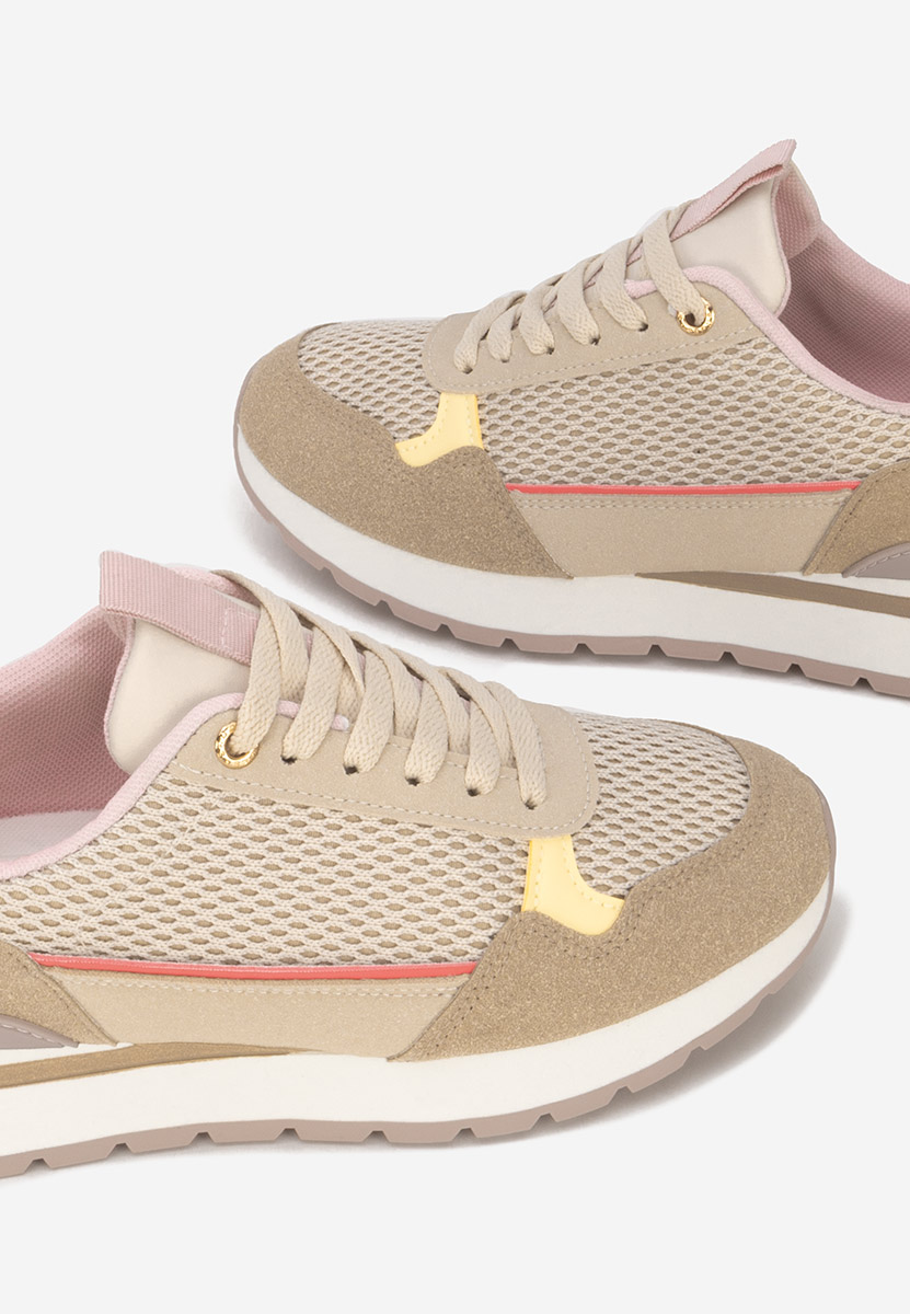 Sneakers donna Helenia beige