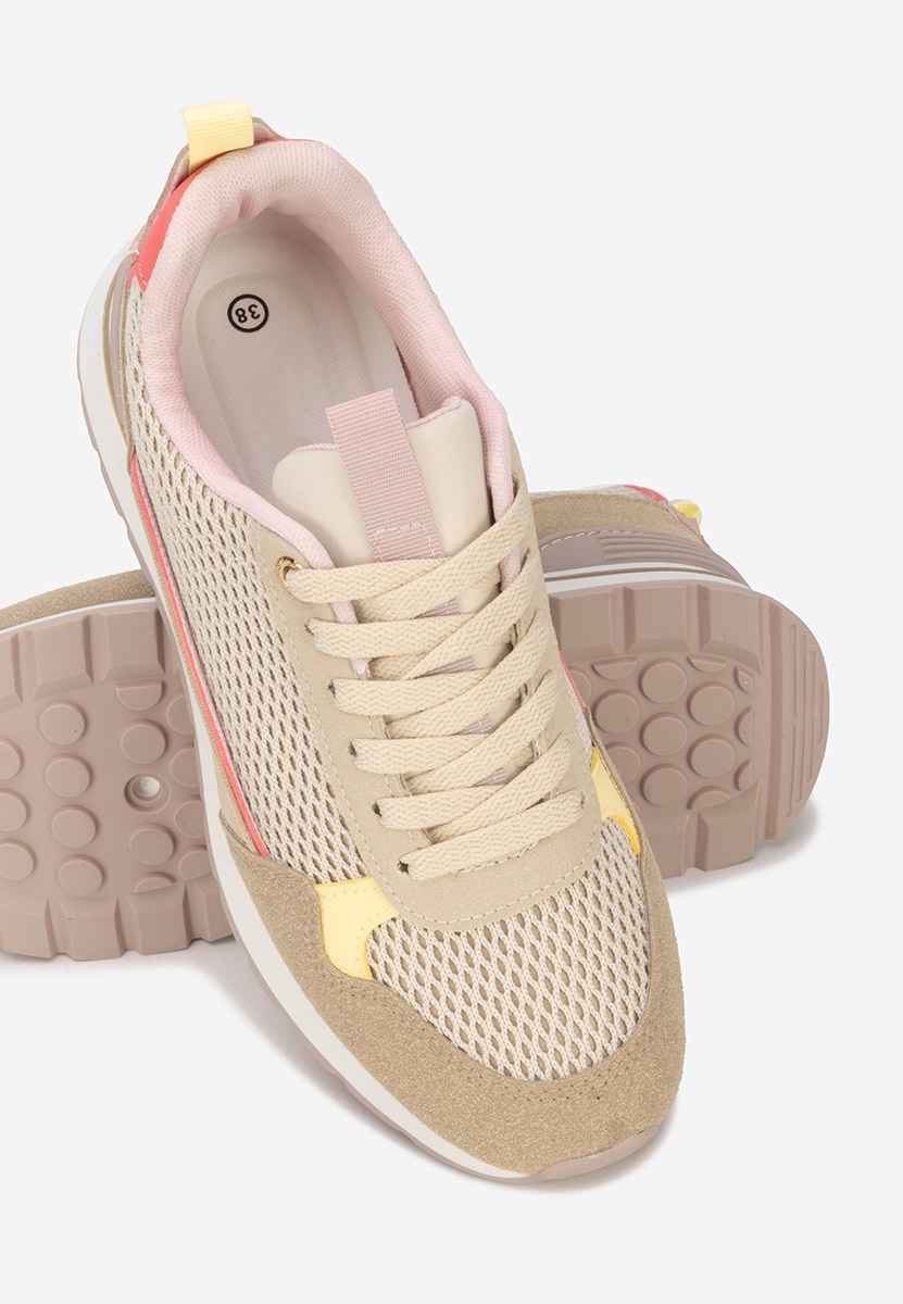 Sneakers donna Helenia beige