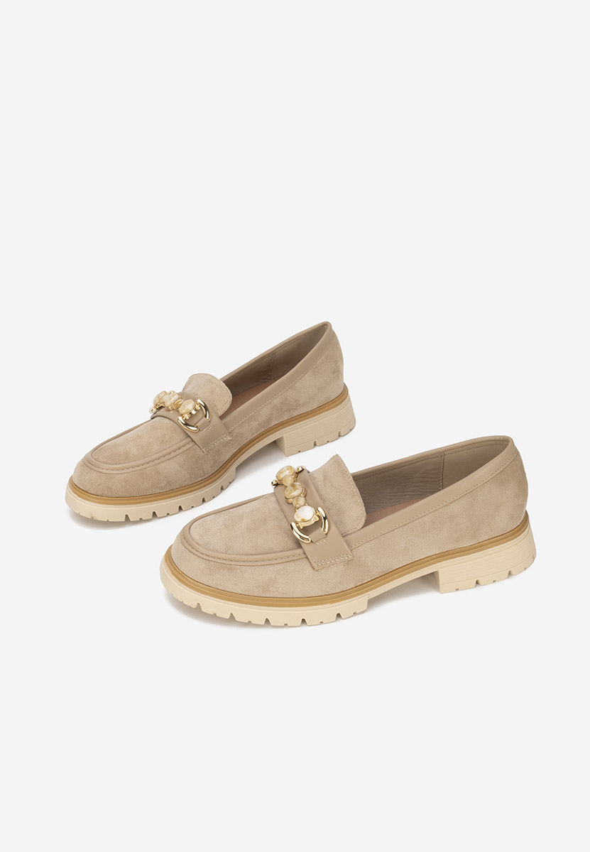 Mocassini da donna Amberlin cachi