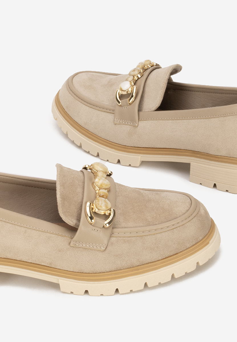 Mocassini da donna Amberlin cachi