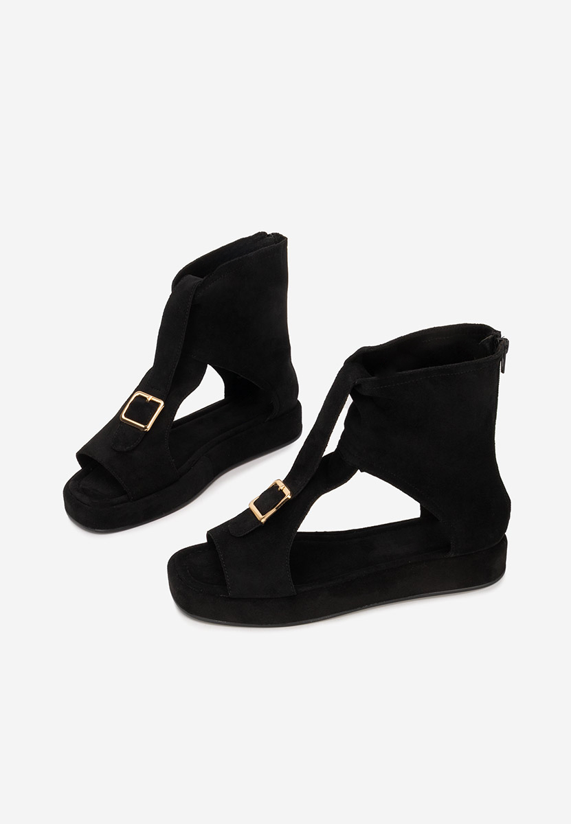 Sandali bassi donna Petria nero