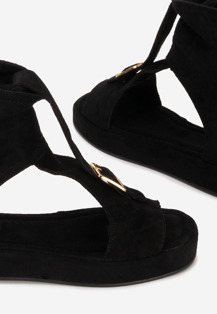 Sandali bassi donna Petria nero