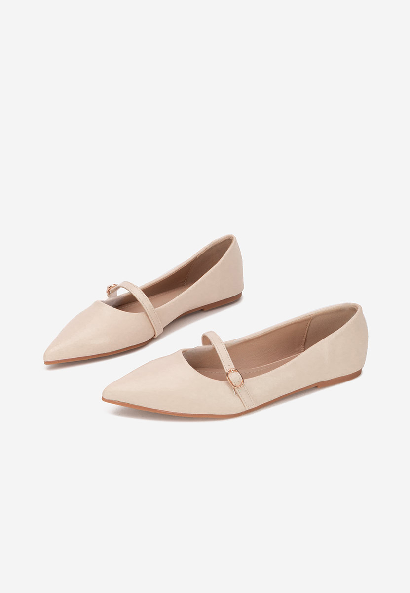 Ballerine a punta Izaura beige