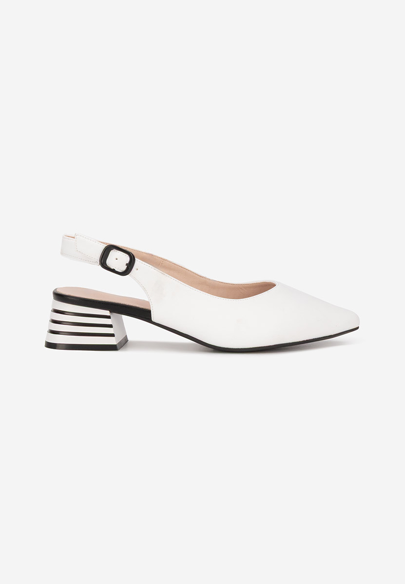 Décolleté Slingback Ranina bianchi