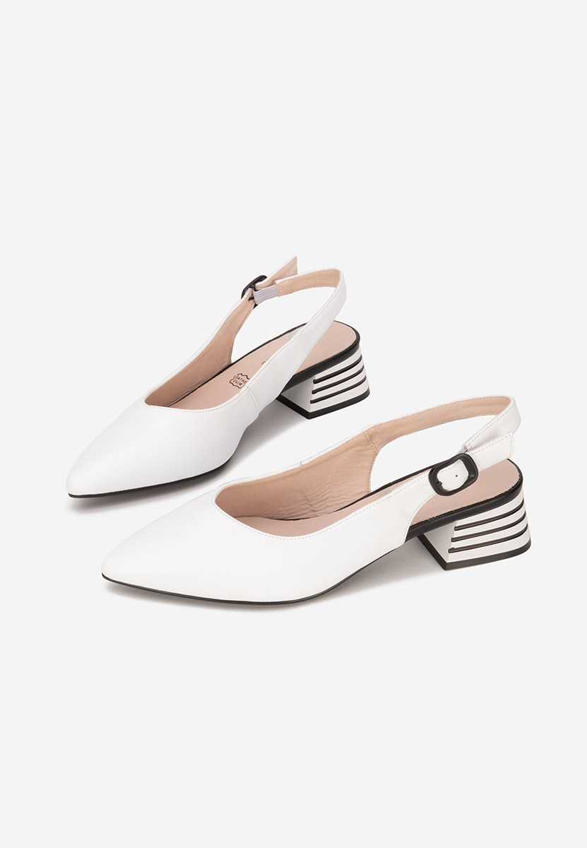 Décolleté Slingback Ranina bianchi