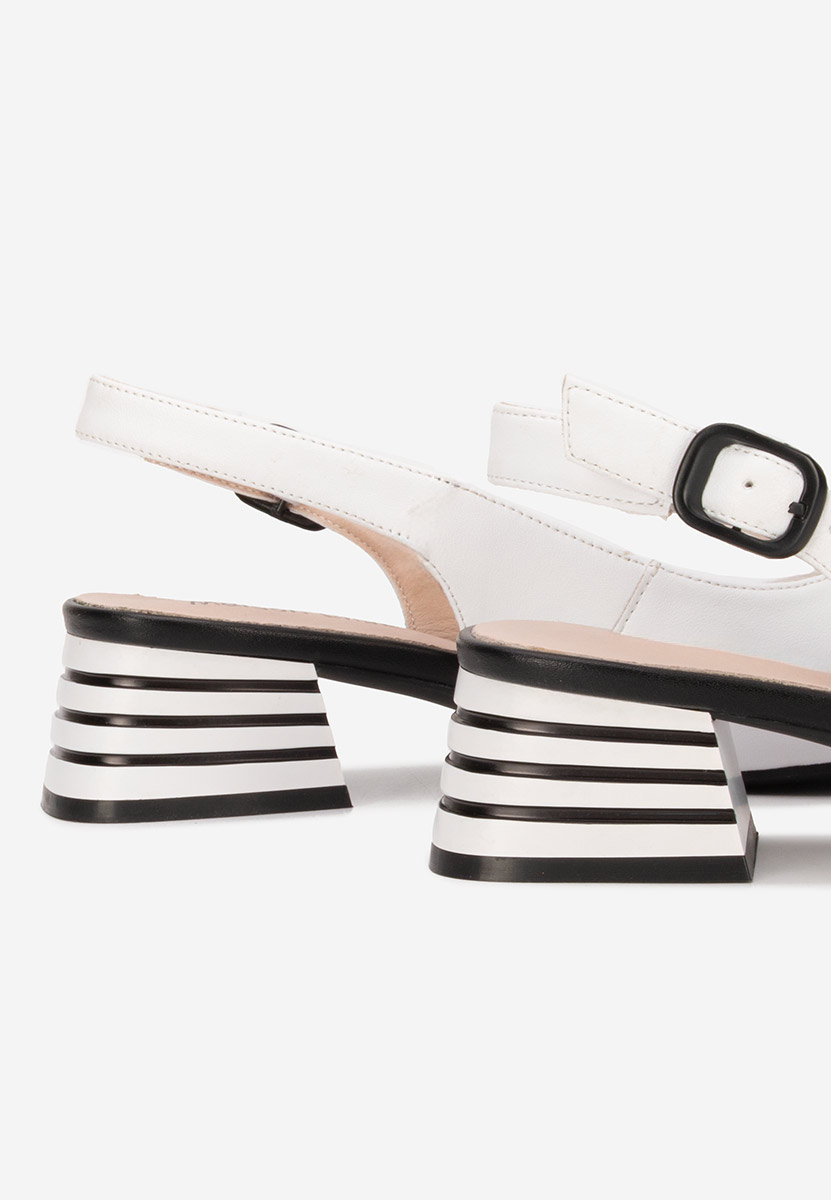 Décolleté Slingback Ranina bianchi