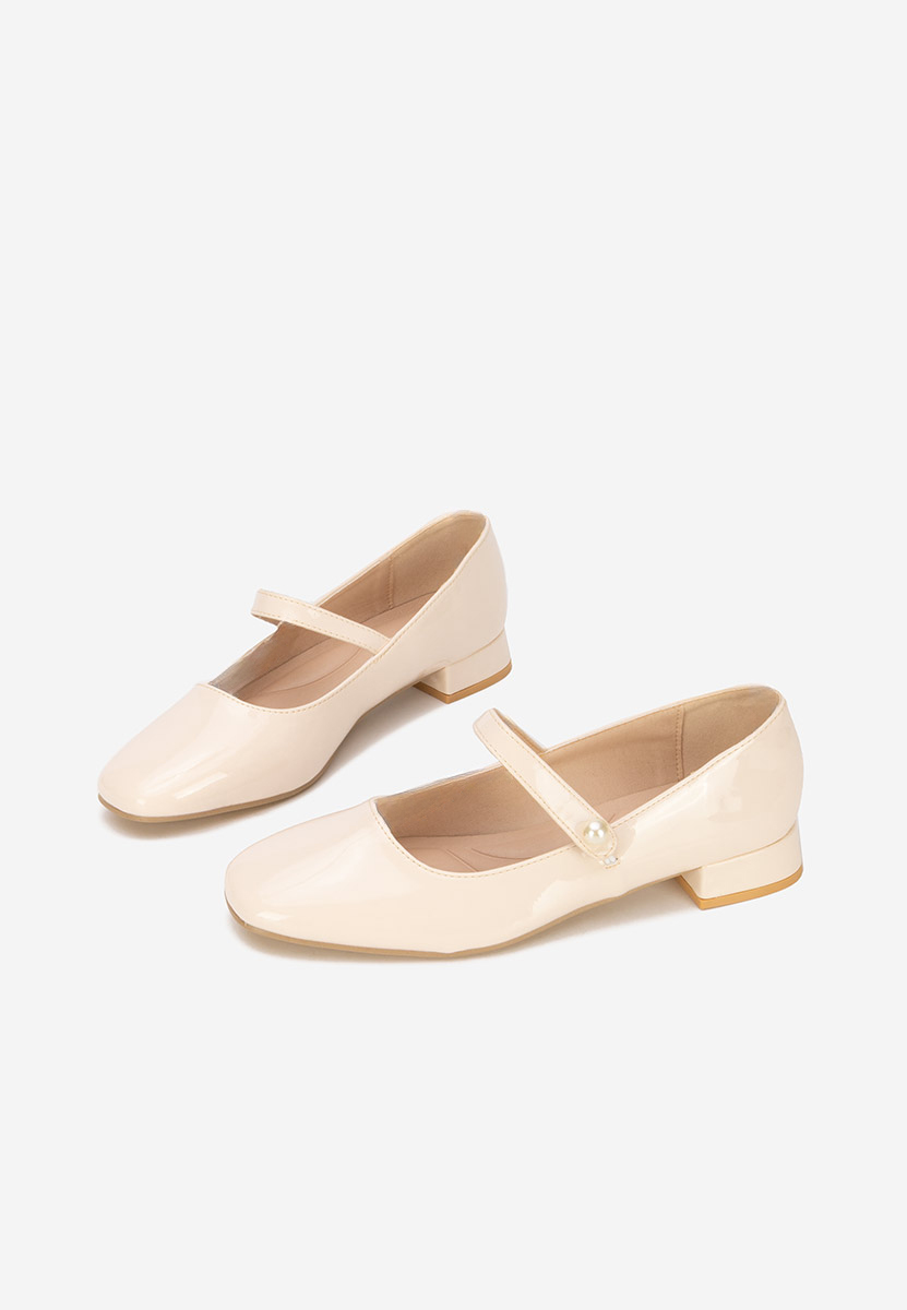 Décolleté tacco basso Jenelle V2 beige