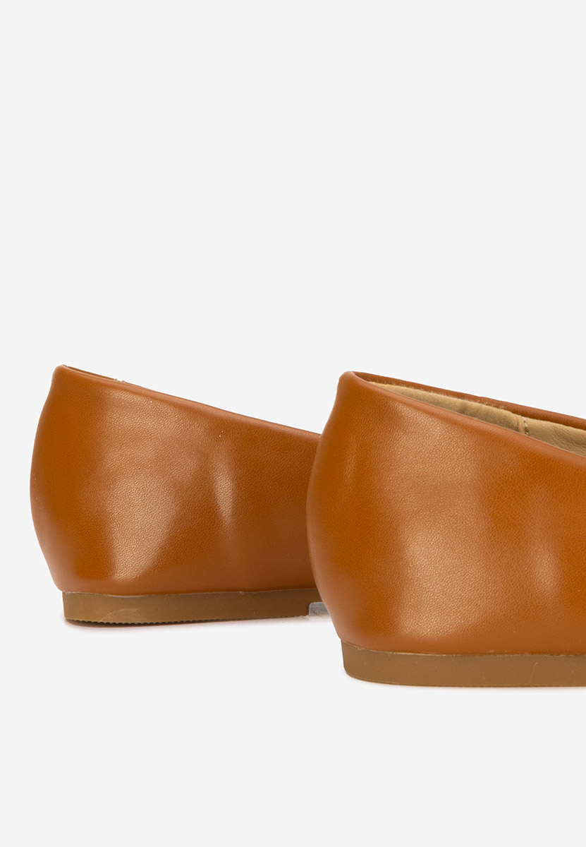 Ballerine a punta Izaura camel